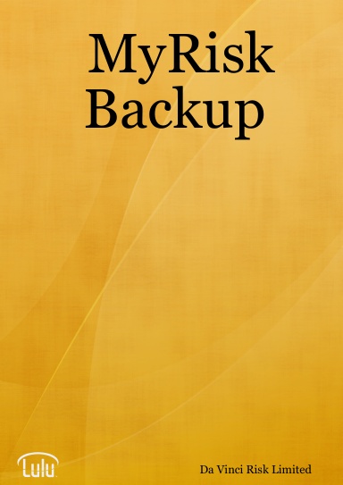 MyRisk Backup