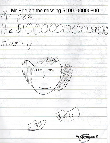 Mr Pee an the missing $100000000800