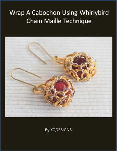 Wrap a Cabochon Using Whirlybird Chain Maille Technique  Wire Jewelry Making Tutorial Series T82