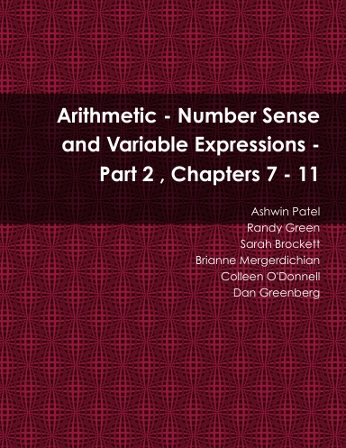 Arithmetic - Number Sense and Variable Expressions - Part 2