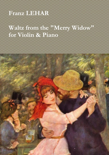 Waltz from the "Merry Widow" for Violin.Sheet music.