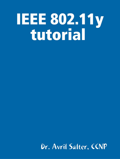 IEEE 802.11y tutorial presentation