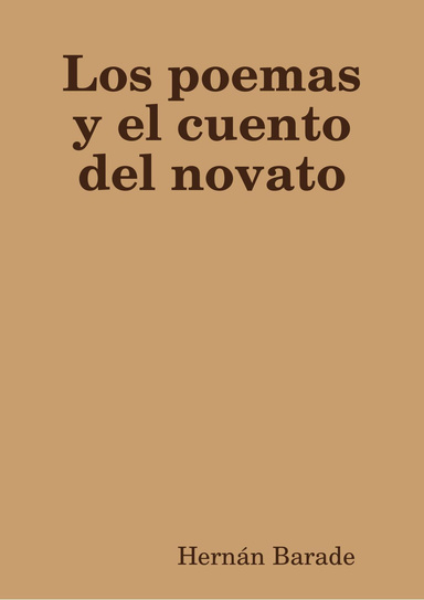Los poemas y el cuento del novato