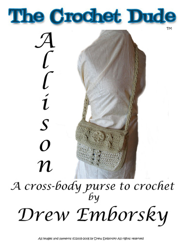 Allison - a cross-body purse to crochet!
