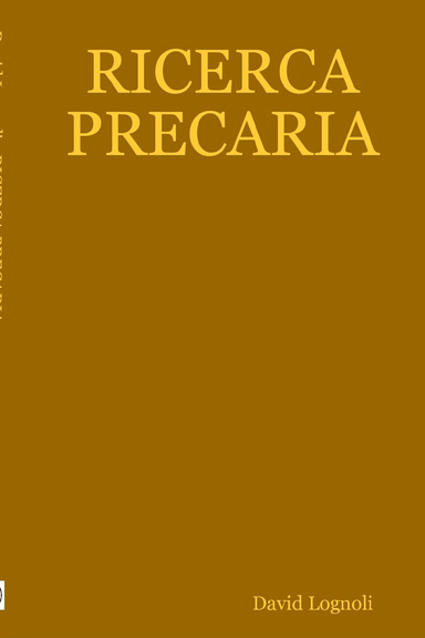 RICERCA PRECARIA