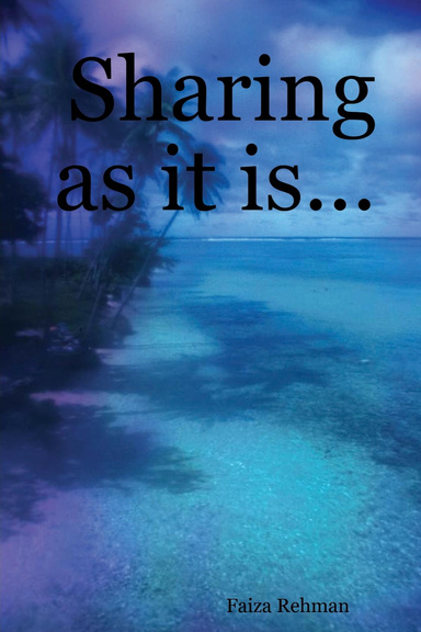 Sharing as it is...