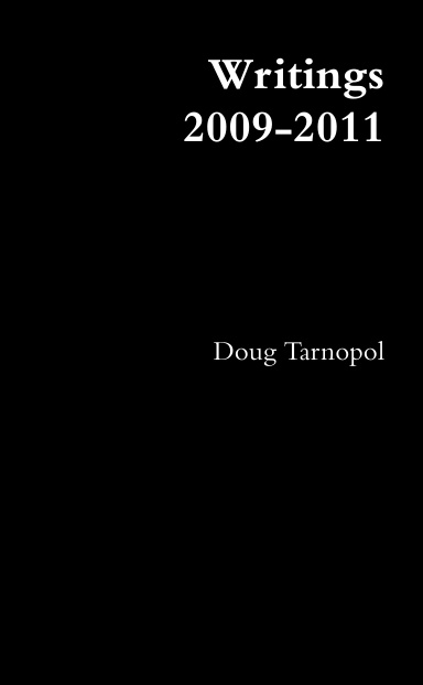 Writings, 2009-2011