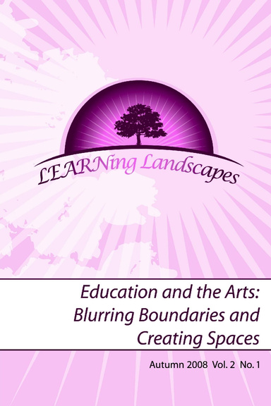 LEARNing Landscapes: Education and the Arts, Volume 2(1), (b&w)