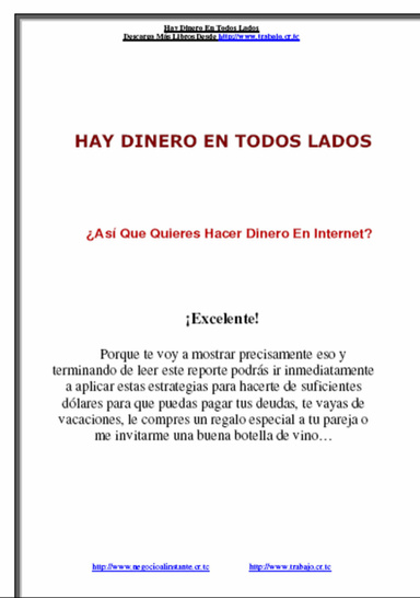 Dinero En Todas Partes