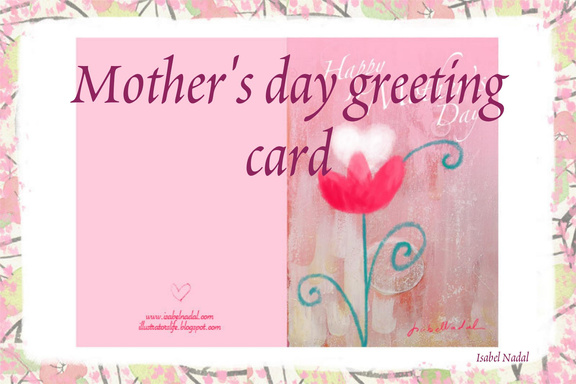 Mother's day greeting card