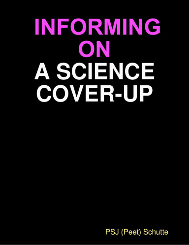 INFORMING ABOUT A SCIENCE -COVER-UP