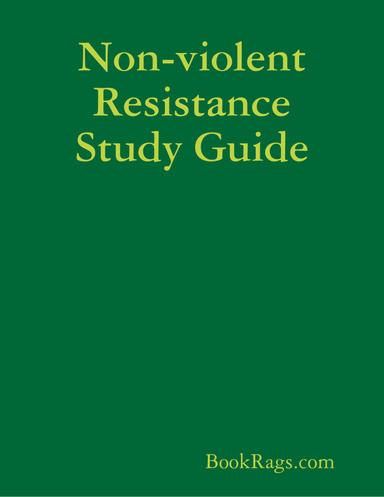 Non-violent Resistance Study Guide