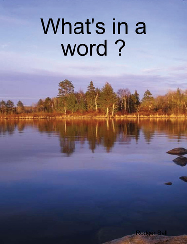 What's in a word ?