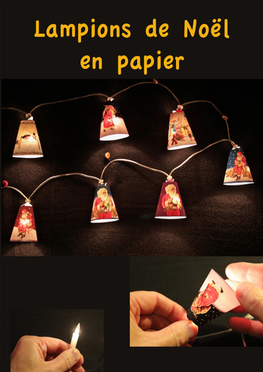 Faire des lampions de Noël en papier