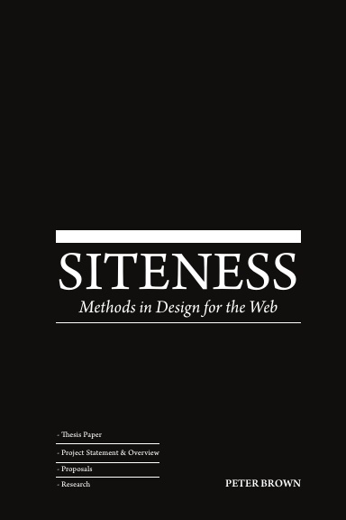 Siteness: Methods in Design for the Web