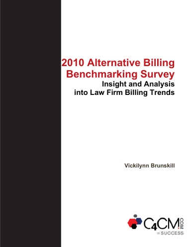 2010 Alternative Billing Benchmarking Study (C4CM)