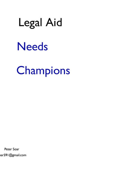 Legal Aid Needs Champions