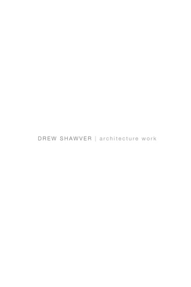 Drew Shawver 2011 MS STATE UNIVERSITY PORTFOLIO