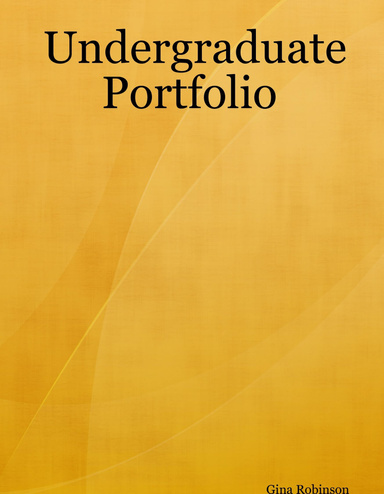 Undergraduate Portfolio