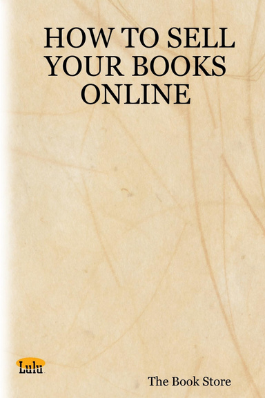 HOW TO SELL YOUR BOOKS ONLINE