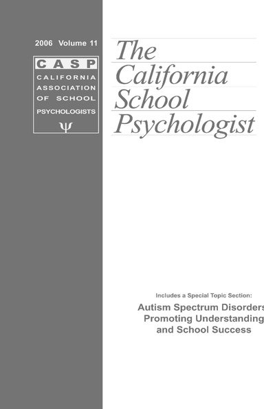 The California School Psychologist