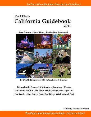 PackFlat's California Guidebook 2011