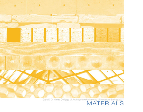 Materials: GDH COA UH Spring 2007