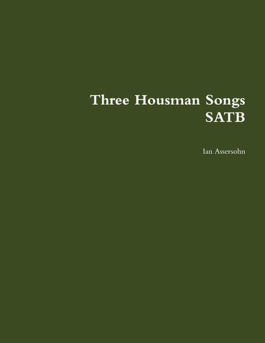 Three Housman Songs