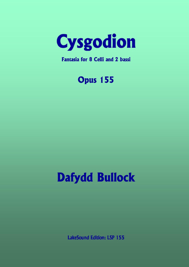 Cysgodion: Fantasia for 8 Solo Celli and 2 Solo Bassi,  Opus 155