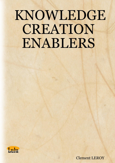 KNOWLEDGE CREATION ENABLERS