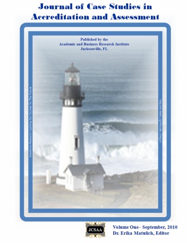 Journal of Case Studies in Accreditation and Assessment - Volume 1
