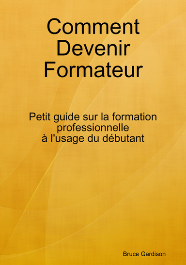 Comment Devenir Formateur