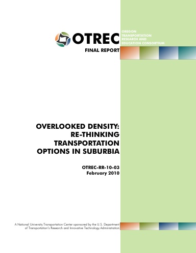 OTREC-RR-10-03