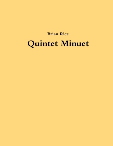 Quintet Minuet