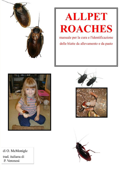 Allpet Roaches - Manuale per la cura e l'identificazione delle blatte da allevamento e da pasto