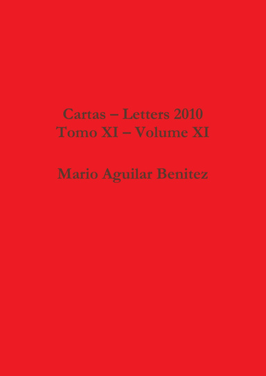 Cartas – Letters 2010 Tomo XI – Volume XI