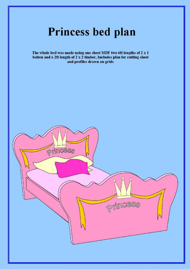 Princess bed plans