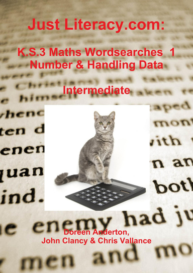Just Literacy.com: KS3 Maths Wordsearches 1 - Number & Handling Data - Intermediate