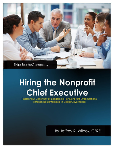 Hiring the Nonprofit Chief Executive