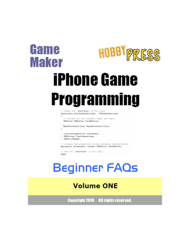 Game Maker iPhone Game Programming Beginner FAQs