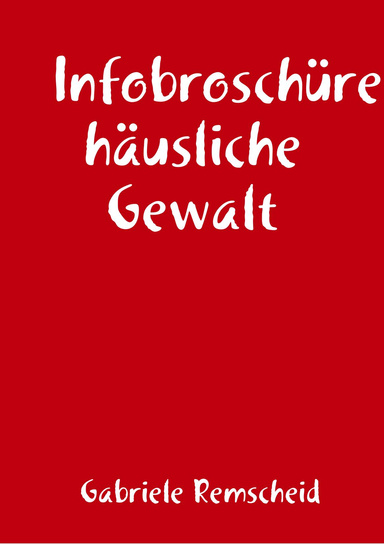 Infobroschüre häusliche Gewalt