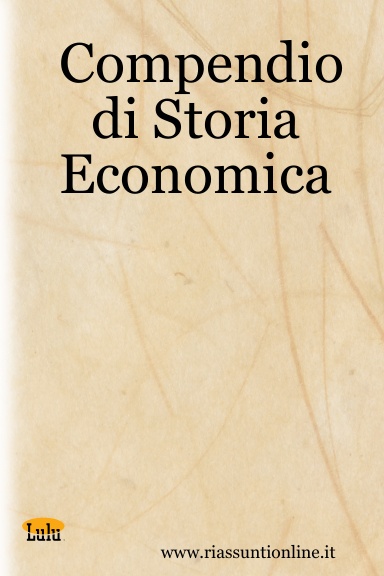 Compendio di Storia Economica