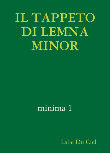 IL TAPPETO DI LEMNA MINOR
