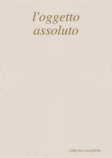 l'oggetto assoluto