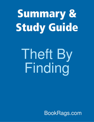 Summary & Study Guide: Theft By Finding