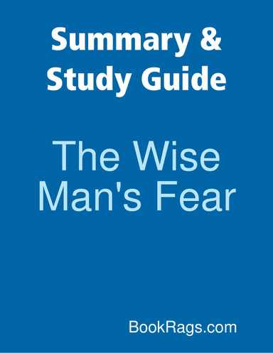 Summary & Study Guide: The Wise Man's Fear