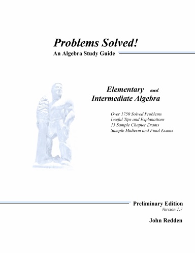 Problems Solved! An Algebra Study Guide