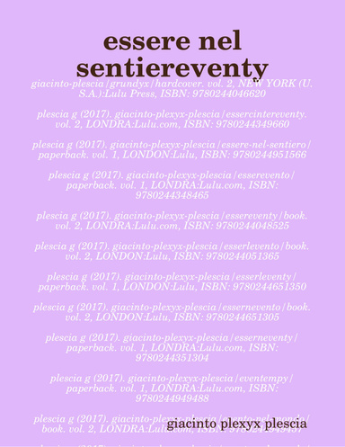 essere nel sentiereventy