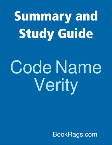 Summary and Study Guide: Code Name Verity