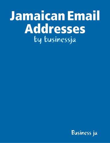 Jamaican Email Addresses